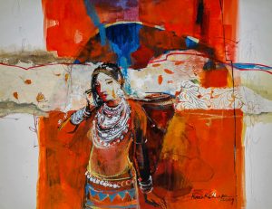 Portrait of a Jumma woman by Kanak Chanpa Chakma