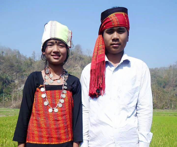 Traditional attire of Tanchangya